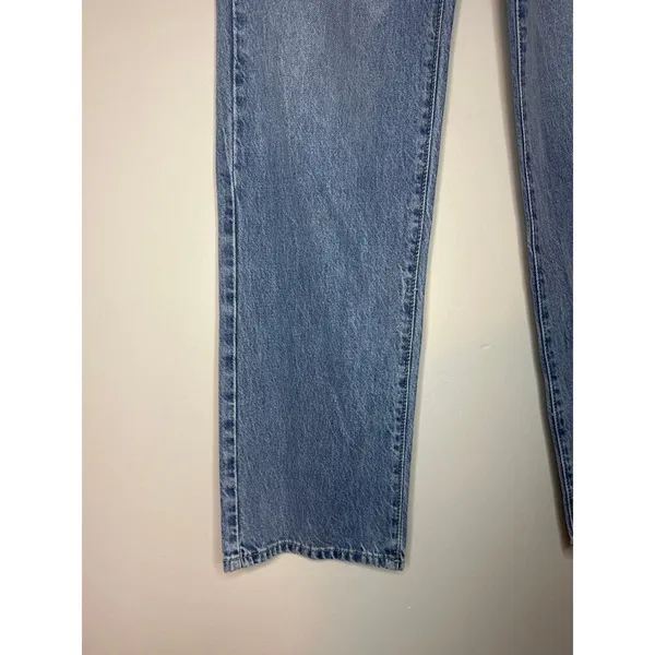 Modern American NEW Willow Full‎ Straight Jeans Size 27 Denim Smokey Blue - Image 3