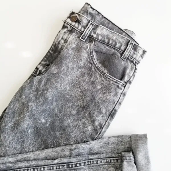 LEVI'S Acid Wash High Waist Mom Jeans W15"‎ - Image 2