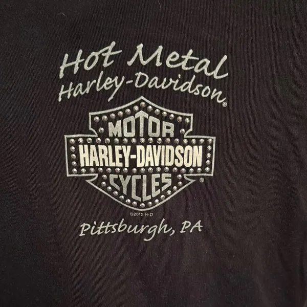 Harley-Davidson Black Short Sleeve Relaxed Tee - Image 5