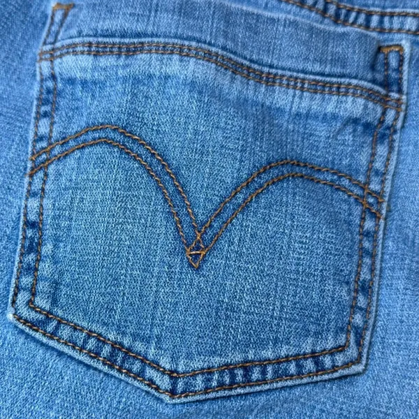 Levis 515 Womens Size 14 Bermuda Denim Shorts Cuffed Stretch Jean Casual Summer - Image 14