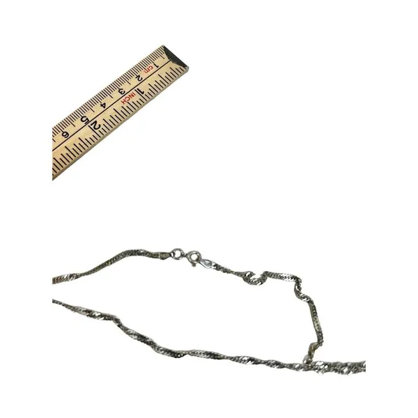 Boy charm necklace pendant 925 marking boy with overalls - Image 6