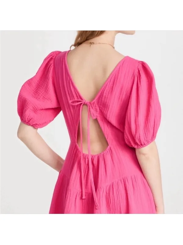 Xirena Nissa 100% Cotton Mini Dress Size Medium - Image 3