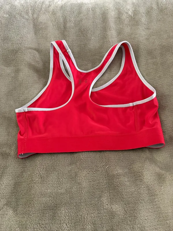 Red Under Armour Sports Bra - Image 2