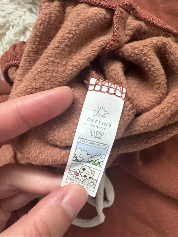 Aerie Offline Drawstring Wide Leg Lounge Pants - Image 4