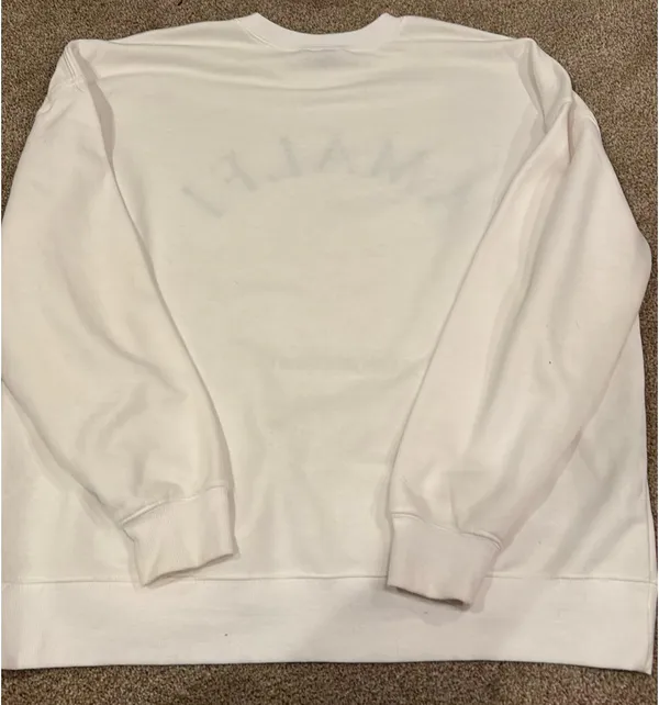 Wild Fable Amalfi white oversized crewneck - Image 2