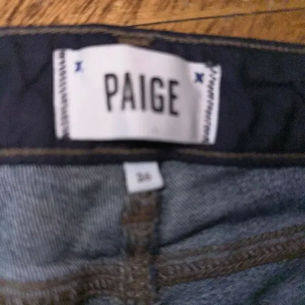 Paige Skyline Ankle Peg dark wash luxe 26 jeans - Image 3