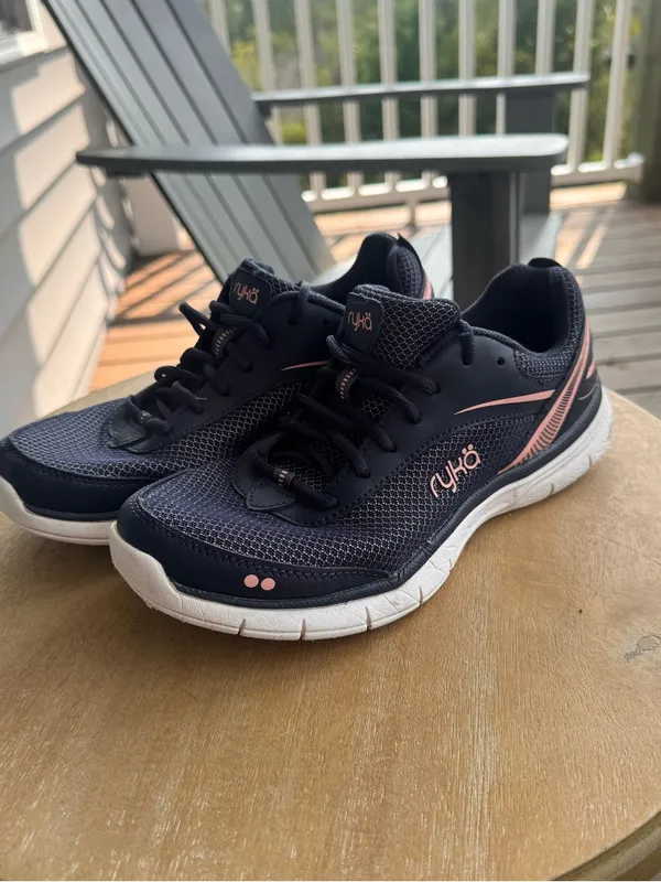 Ryka Destiny 2 Women’s 8.5M Navy Pink Cross Training Athletic‎ Shoes - Image 3