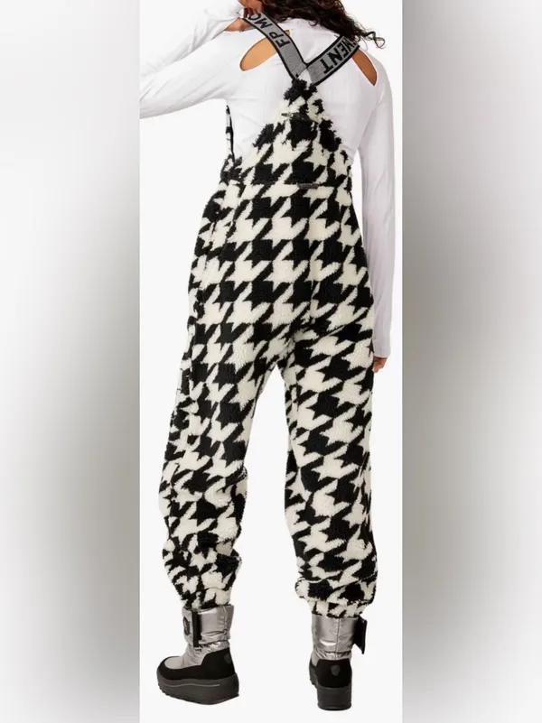 NEW Free People FP Movement Hit the Slopes Fleece Overall Sz S - Image 2