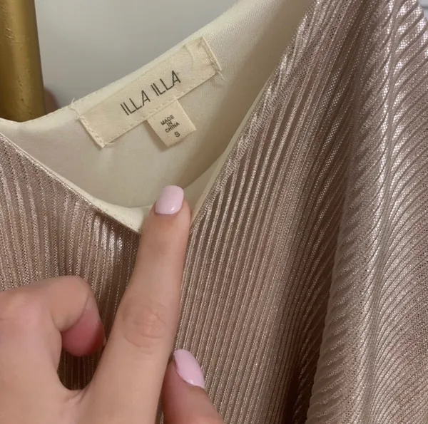 Illa Illa Gold Shiny Romper - Image 3