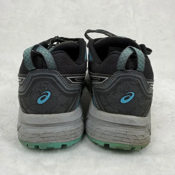 ASICS GEL-Venture 7 Womens Trail Running Shoes Black Aqua Green‎ 7.5 - Image 6