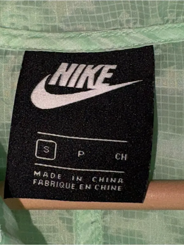 Nike Sportswear Indio‎ Woven Jacket Womens Sm Mint Green Lightweight Oversized - Image 6