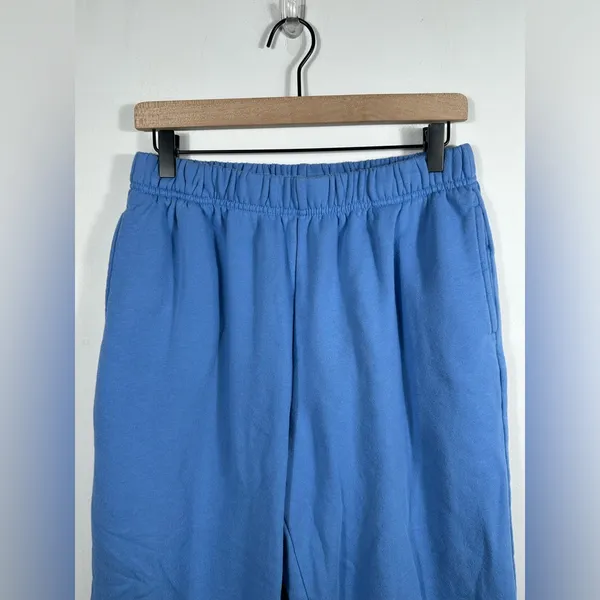 Garage Blue Jogger Sweatpants Women’s Size M Fleece Lined‎ Elastic Waist Pants - Image 4
