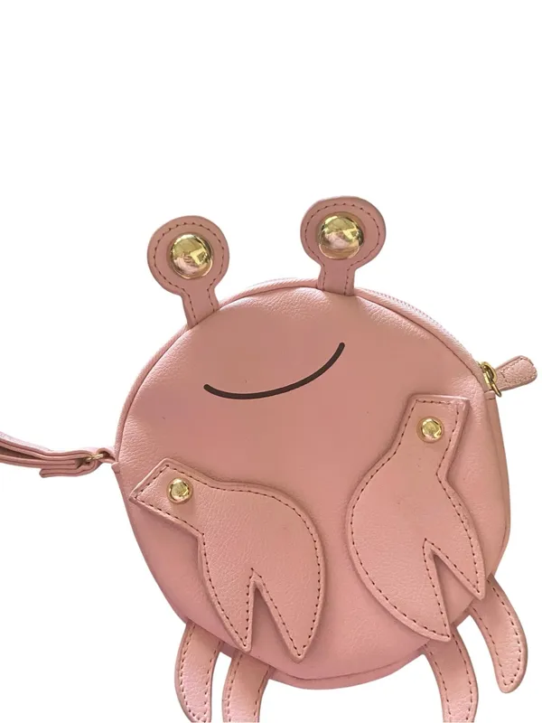 Betsey Johnson Pink Crab Wristlet Purse Coin purse coastsl whimsical dopamine - Image 7