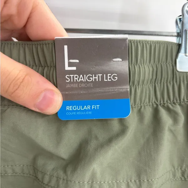 Columbia outdoors hike hiking straight leg regular fit pockets pants large - Image 7