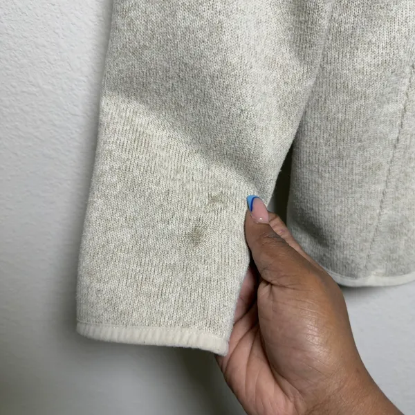 L.L. Bean‎ Womens Sweater Fleece Full-Zip Jacket M Sailcloth Gorpcore Granola - Image 10