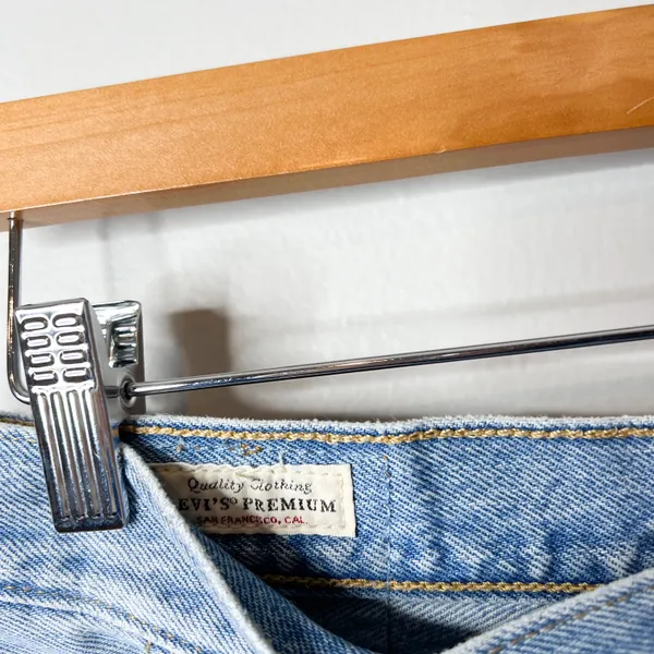 Premium 501 Distressed Ripped Shorts - Image 5