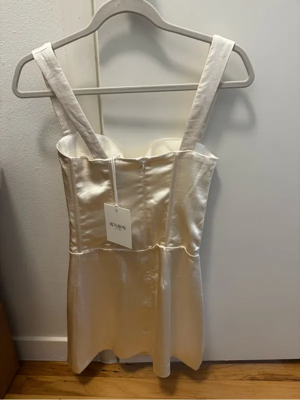 Runaway The Label - Oura Mini Dress - White - Image 4
