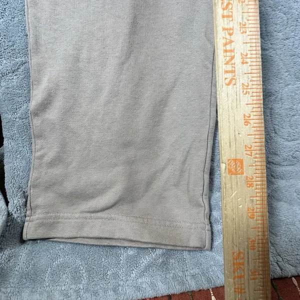 Alo Yoga Accolade Sweatpants Womens Medium Taupe Wide Leg Fleece Lounge Trousers - Image 6