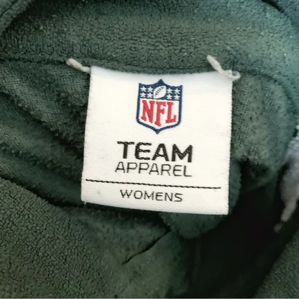 Green Bay Packers NFL Team Apparel Quarter Zip Fleece Pullover L - Image 3
