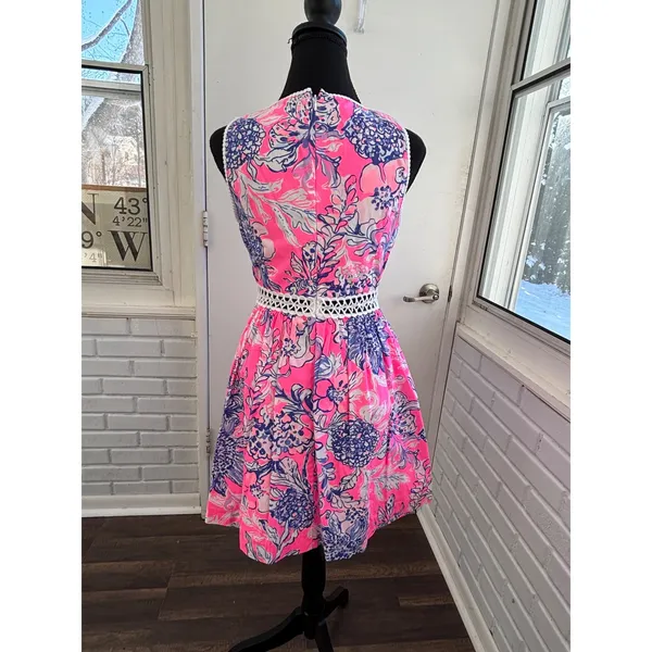 Lilly Pulitzer Alivia‎ Eyelet Fit and Flare Dress 2 coastal resortwear vacaton - Image 6
