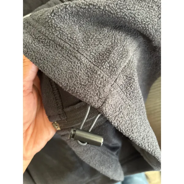 Columbia Fleece Jacket Size M Dark Gray Full Zip Benton Springs Mock Neck - Image 7