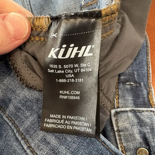 Kuhl Pants‎ Womens Sz 2 Reg Blue Stretch Skinny Outdoor Hiking Jeans - Image 7