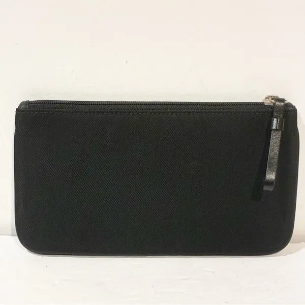 Coach Black Nylon Full Zip Wallet Clutch Velcro Pouch - Image 5