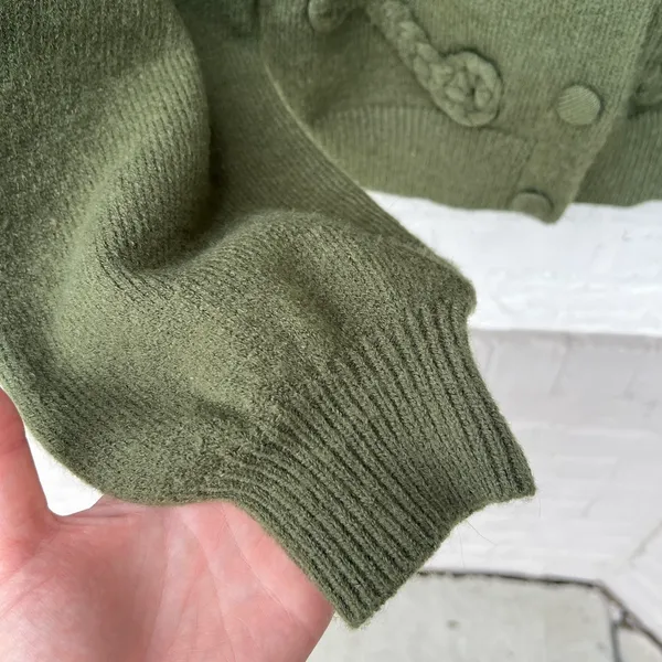 Entro Looped Trim Knit Cardigan - Image 8