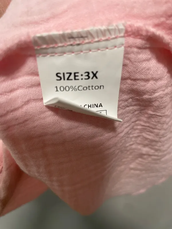 Cotton Candy Women’s Ruffle Sleeve Blouse Pink Size undefined - Image 6