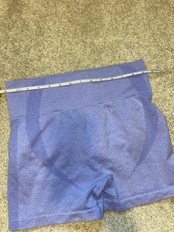 Workout Shorts Purple Size L - Image 4
