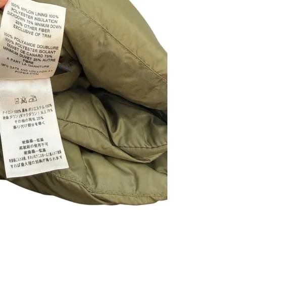 Patagonia Prow Jacket Olive Green Down Puffer Coat Womens Zip‎ Warm Small - Image 12