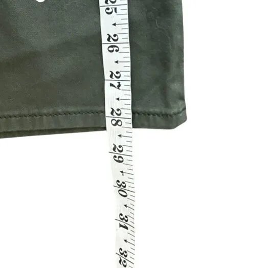 Levi's Women's Utility‎ Pants Sz 29X29 Green Stretch - Image 4