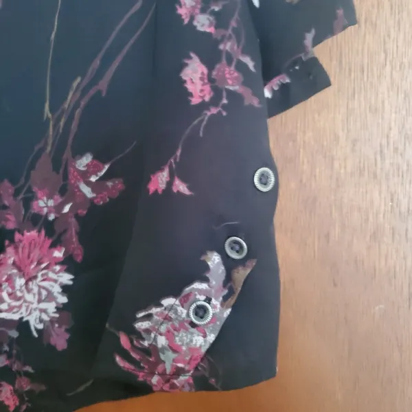 Maurices Floral Side Button Blouse - Image 5