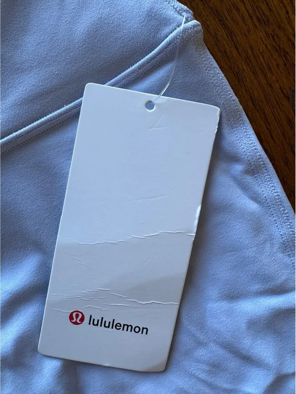 Lululemon Align High Rise 21” Double Lined, Pastel Blue Size 6 NWT - Image 5