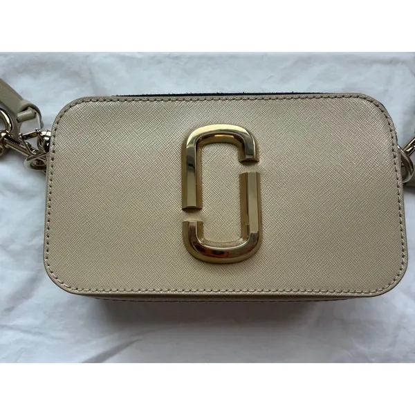 Marc Jacobs Snapshot Crossbody Bag Khaki Saffiano Leather M0014867-223 NEW - Image 4