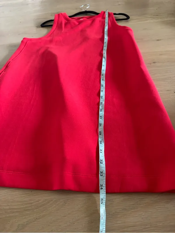 Abercrombie & Fitch YPB Neoknit unlined mini dress red size large - Image 7