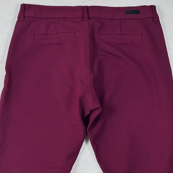 Kut from the Kloth Slim Pant Womens Sz 6‎ Burgundy Office Casual Coastal Trouser - Image 10