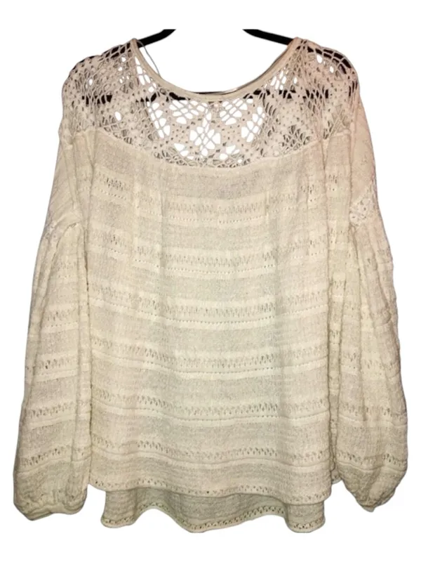 Free People Someday Crochet Sweater Size M - Image 7