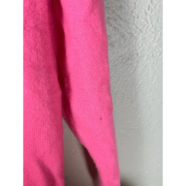 Lilly Pulitzer Cashmere Sweater Size Small Bright Pink Preppy Colorful TINY FLAW - Image 12
