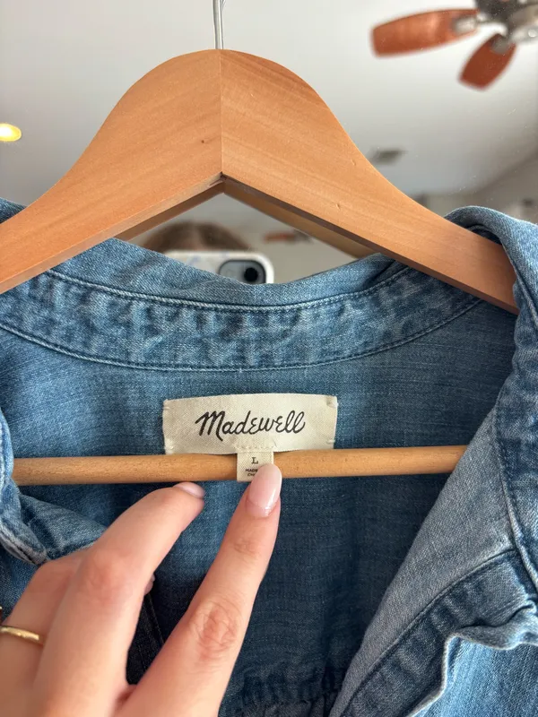 Madewell denim dress  - Image 3