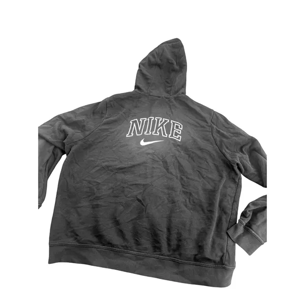 Nike Sportswear Womens Full-Zip Varsity Hoodie Black XL fleece sweatshirt - Image 4