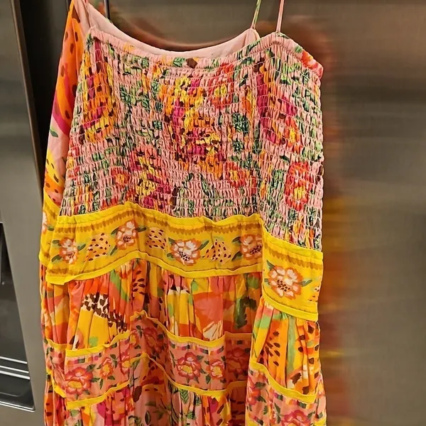 💕FARM RIO💕 Mixed Fruits Paradise Midi Dress ~ Small S NWT - Image 14