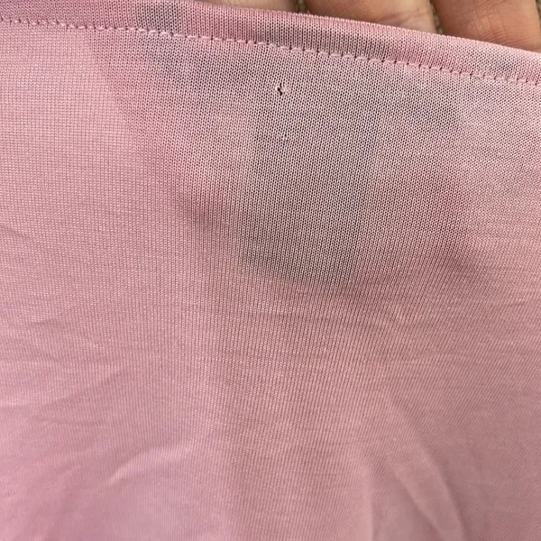 Victorias Secret Baby Light Pink Wrap Tie Crop Top‎ Ribbed Balletcore Size XL - Image 6