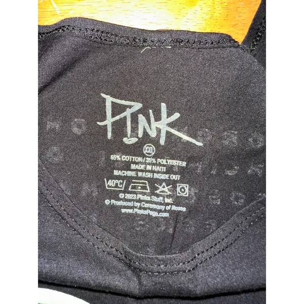 Women's Pink! Carnival Tour 2023 Graphic Print‎ tank XXL - Image 2