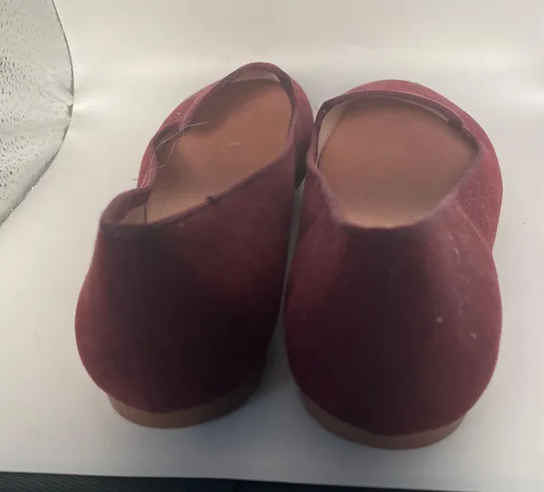 H&M Shoes Women Ladies Slip On Flat Round Toe Shallow Shoes brown size 38 7.5 - Image 3