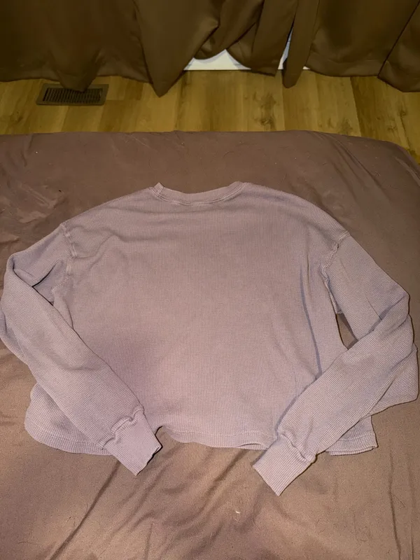 Set Active Waffle Cropped Long Sleeve - Image 3