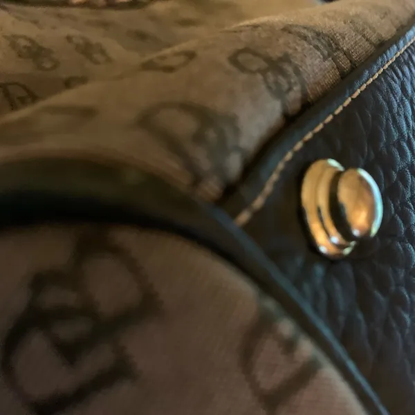 Dooney &‎ Bourke Green and Tan Handbag - Image 6