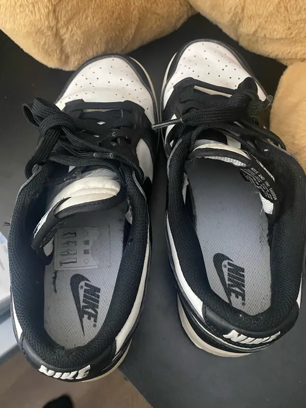 Nike Dunk Low Panda Shoes Size Womens 8.5 - Men’s 7.5 Black White - Image 6