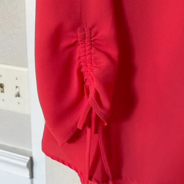Nine West Coral Button-Front Blouse - Image 4