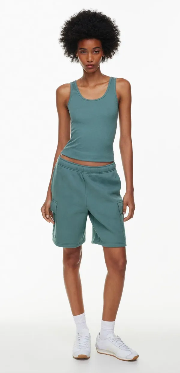 NEW WITH TAGS - Aritzia tna HOMESTRETCH™ SCOOPNECK TANK IN TIDAL BLUE - Image 2